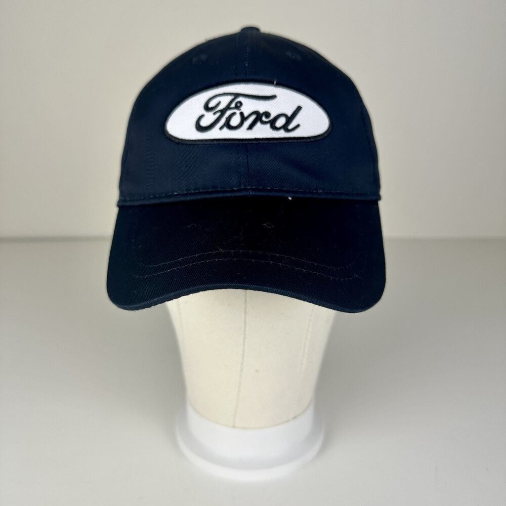 Infinity Ford Cap Headwear Hat Dark Blue ~ Ford in Blue on White